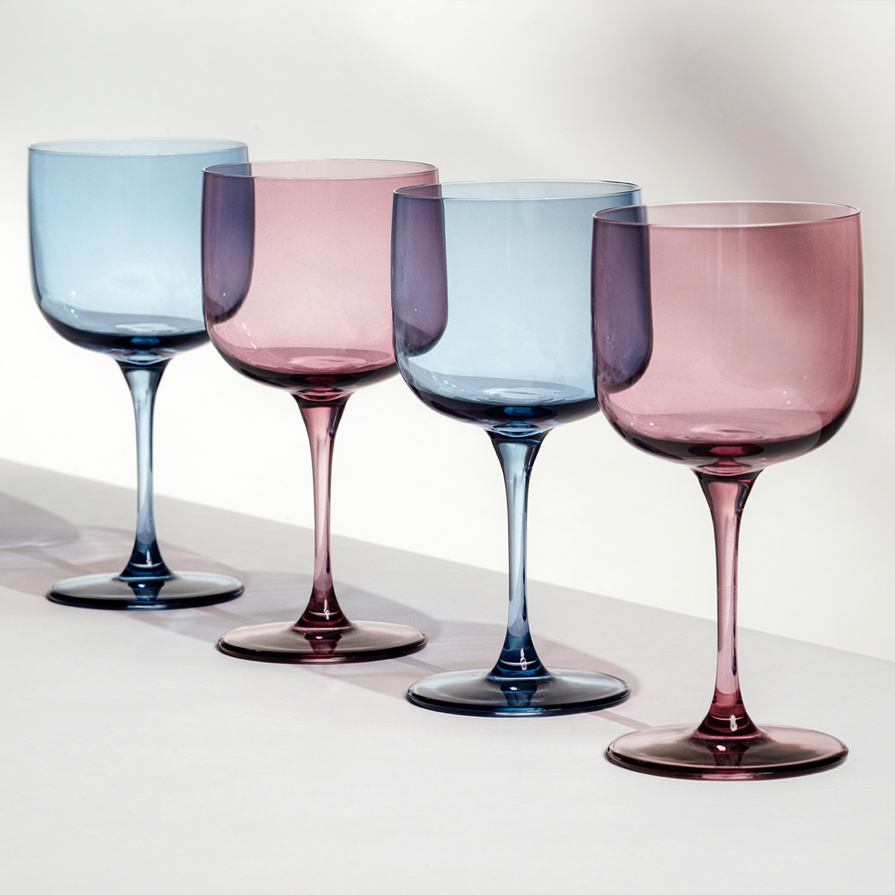Like Glass Wine glass - Blue, 6.8 oz, crystal glass