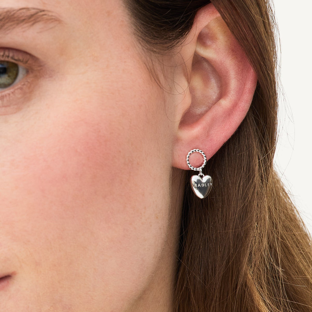 Lovett Way - Hanging Heart Earrings