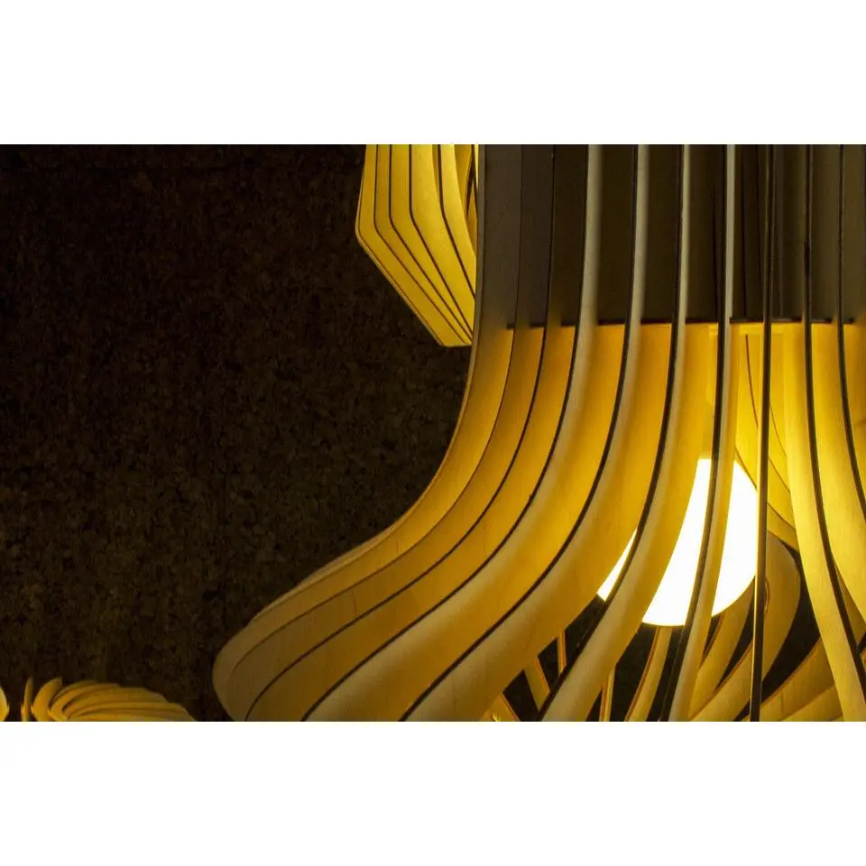 Bomerango Octopus L houten lampenkap large