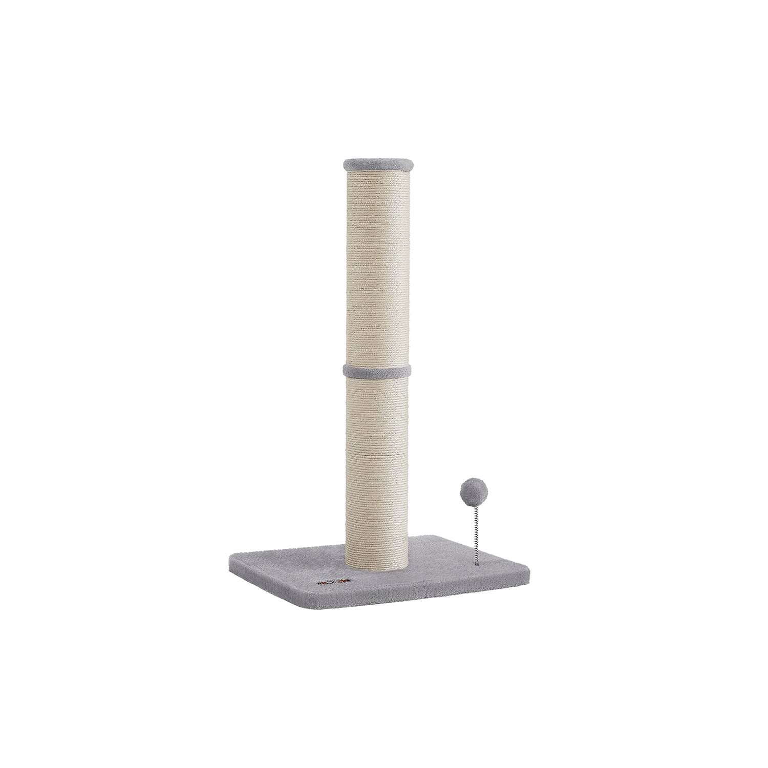 Griffoir pour chat 85 cm de haut gris tourterelle