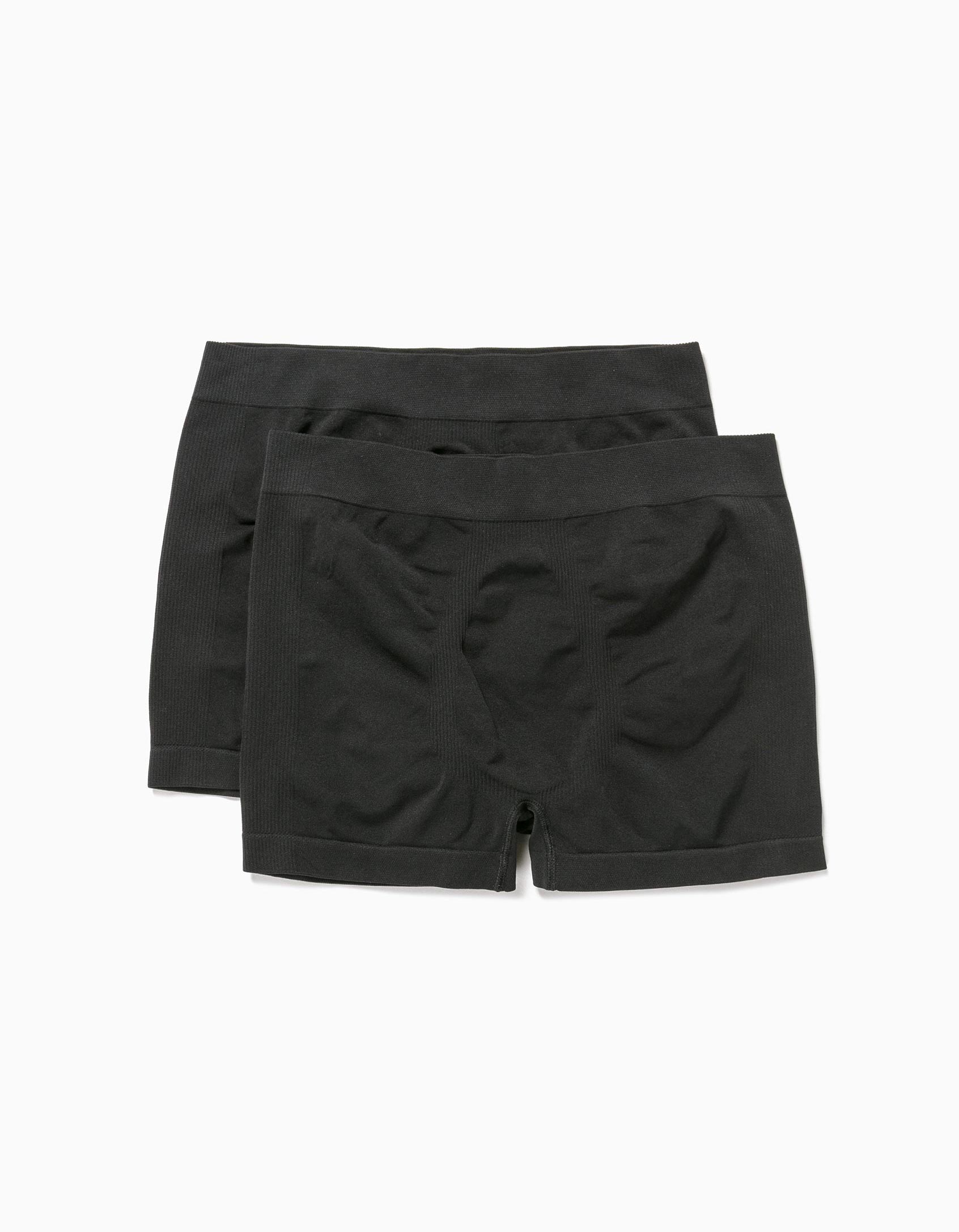 2 Boxers Sem Costuras, Homem, Preto