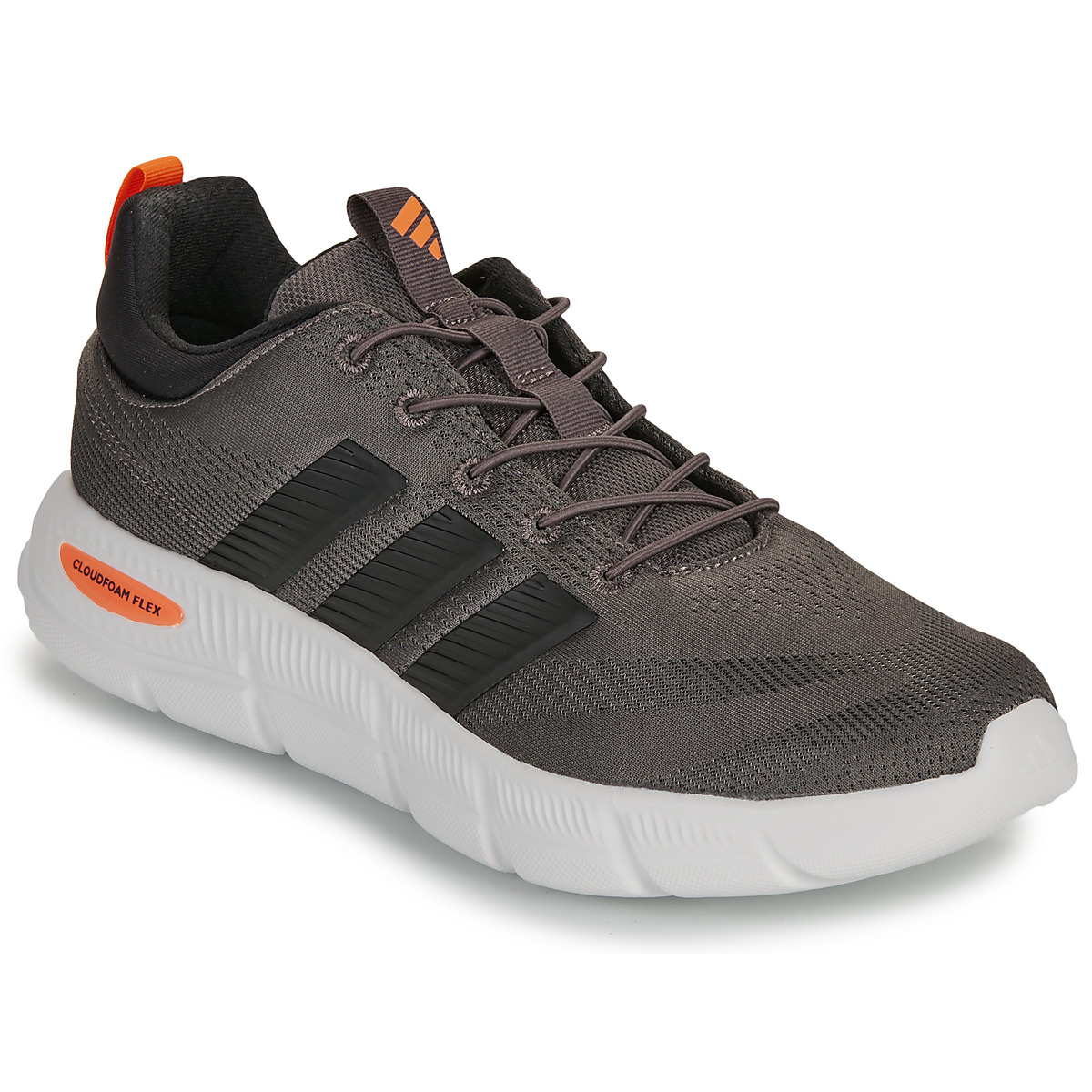 adidas - CLOUDFOAM FLEX - ELASTIC LACES - Grey / Black