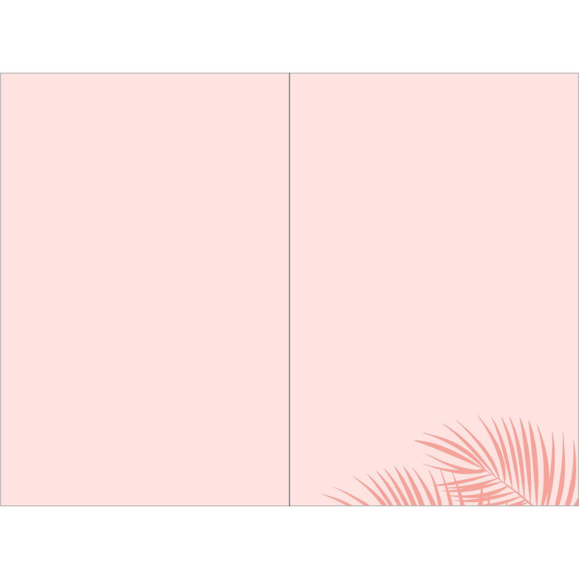 - Carte bon anniversaire rose pastel et or