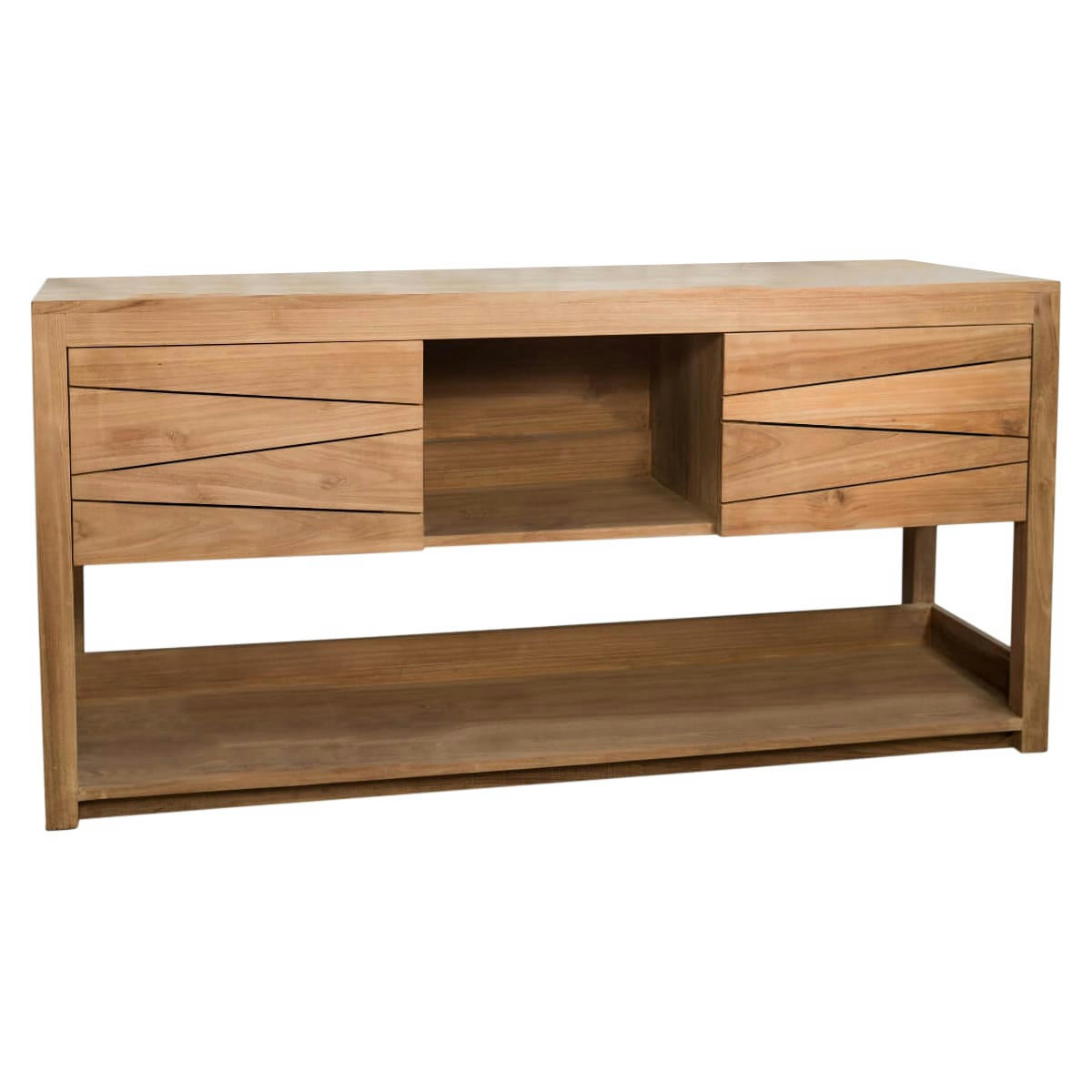 - Meuble sous vasque de salle de bain en teck L160cm