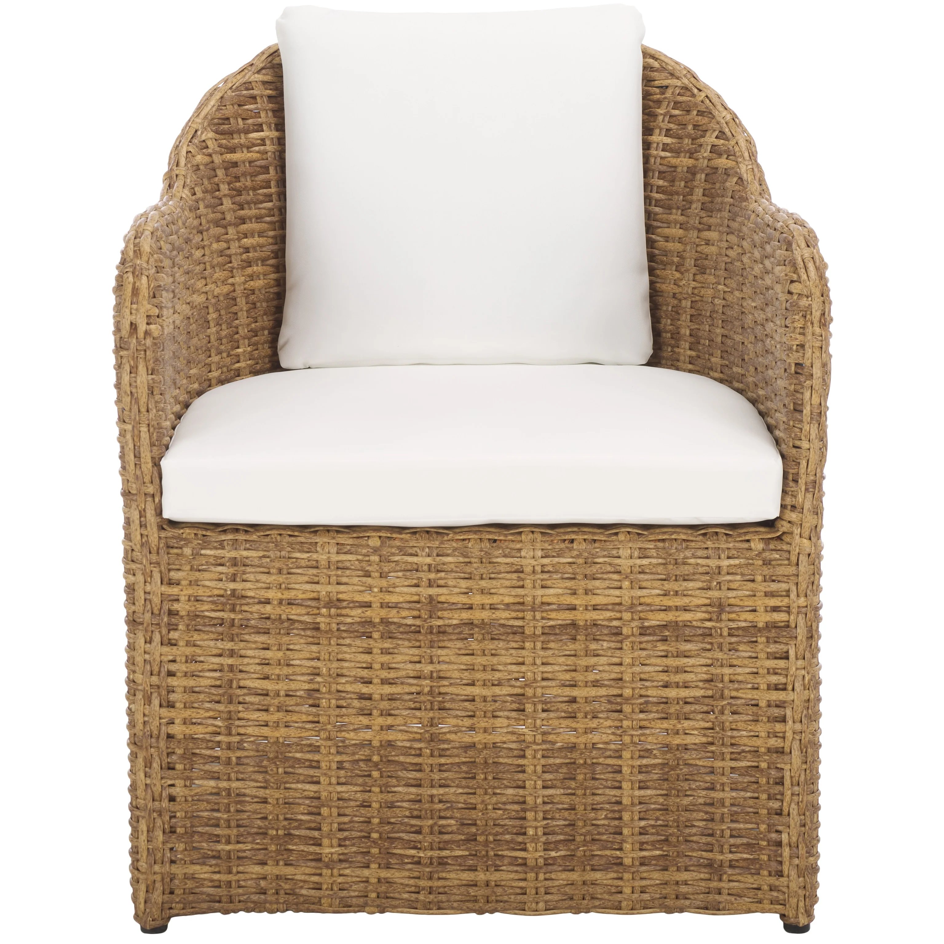 SAFAVIEH Couture Melbourne Wicker Outdoor Dining Chair - 26W x 27D x 34H