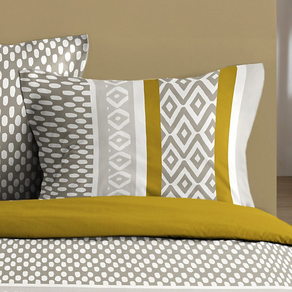 Housse de couette 260x240 PIXUS   2 taies coton 57 fils