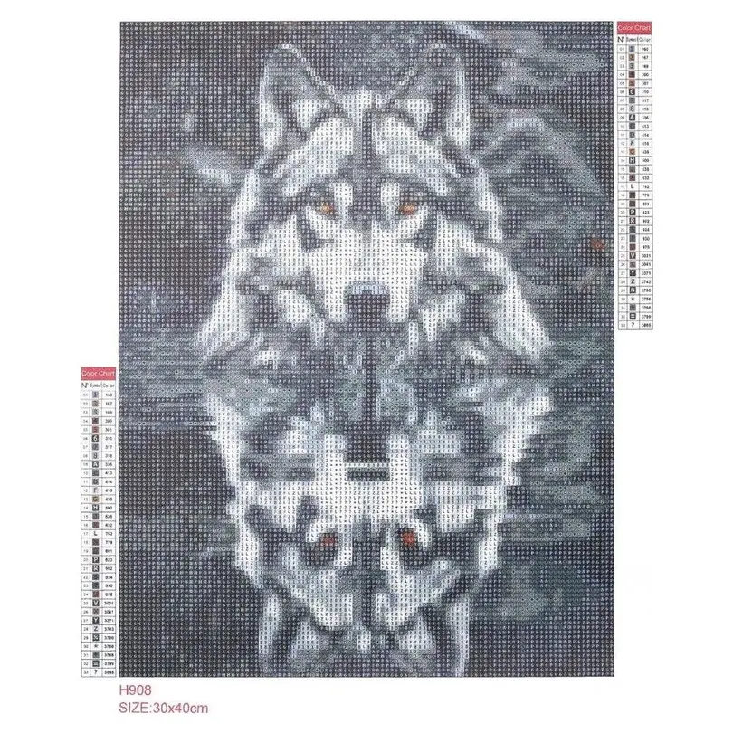 Bastelset 4-teilig Wolf