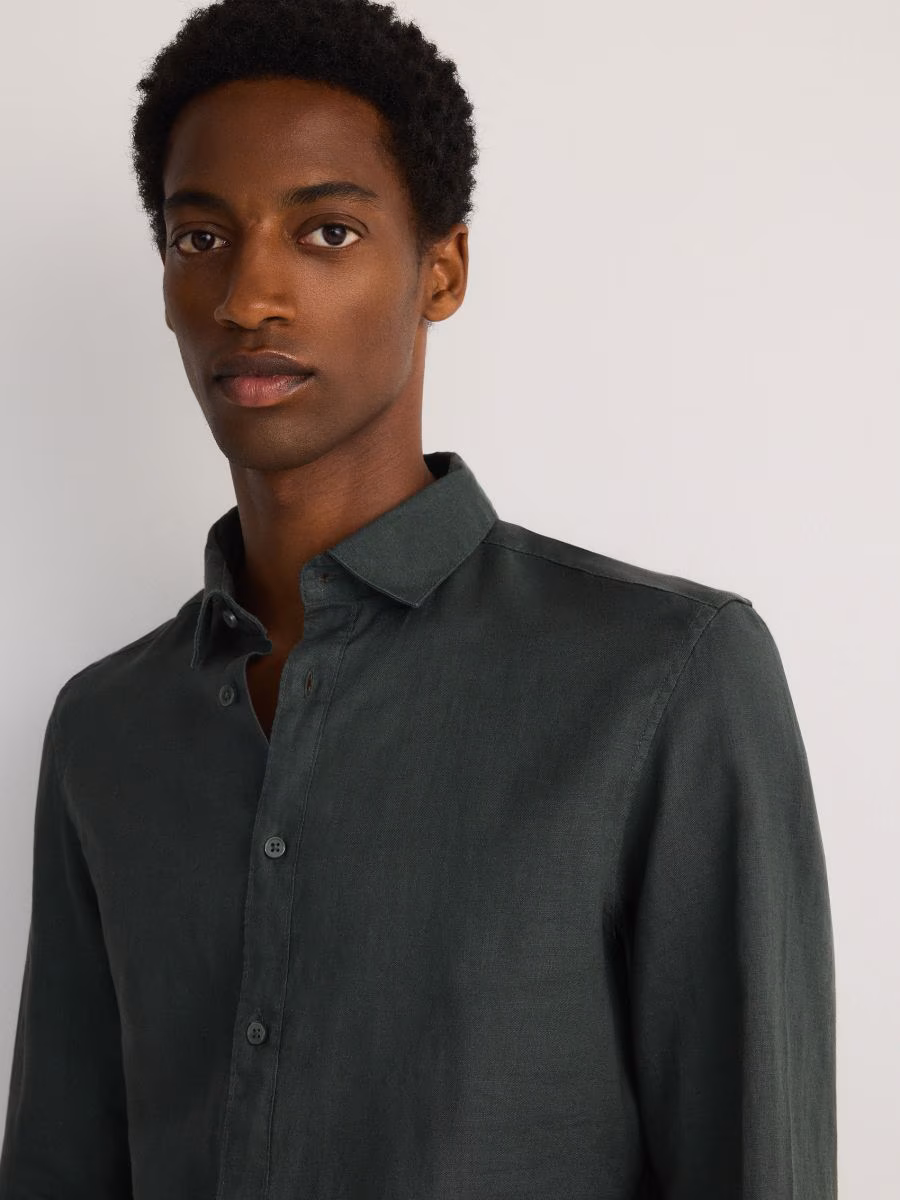 Regular Fit Linen Shirt