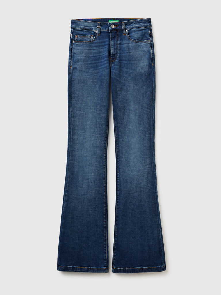 Stretch flare fit jeans