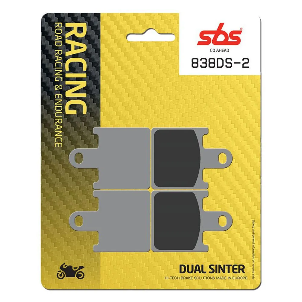 SBS Dual Dynamic Racing Concept 838DS-2 sintered brake pads