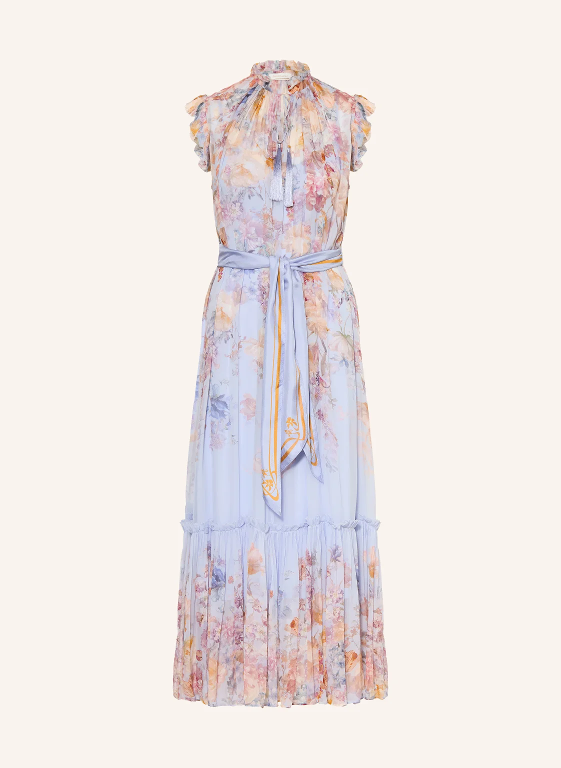 ZIMMERMANN Kleid VALIANT mit Rüschen