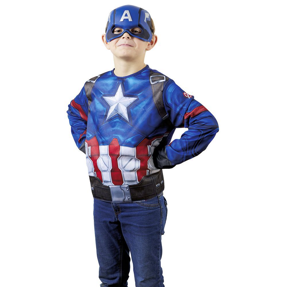 Top Captain America avec masque