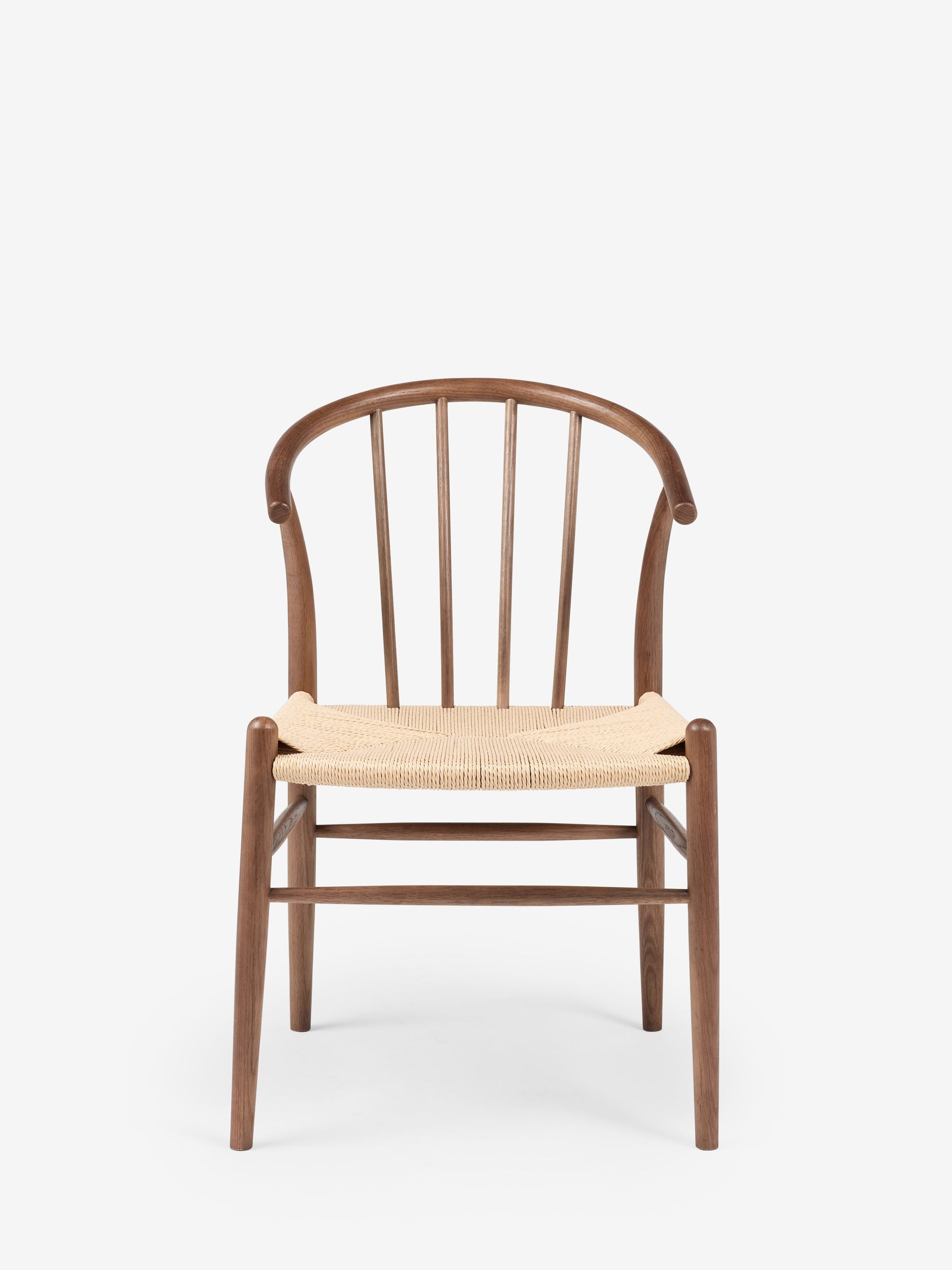 Jasper Conran London Set of 2 Walnut Bray Dining Chairs