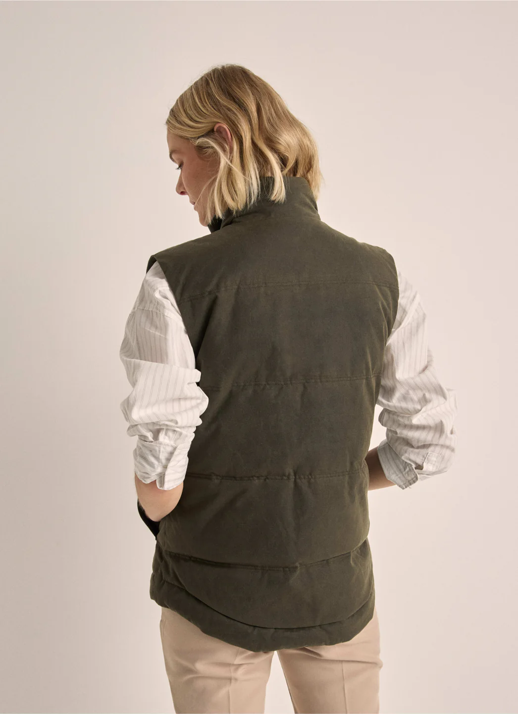 Women's Vintage Wax Padded Vest