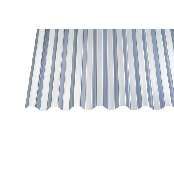 Dachplatte, Stärke: 0,9 mm, transparent, Polyvinylchlorid (PVC)
