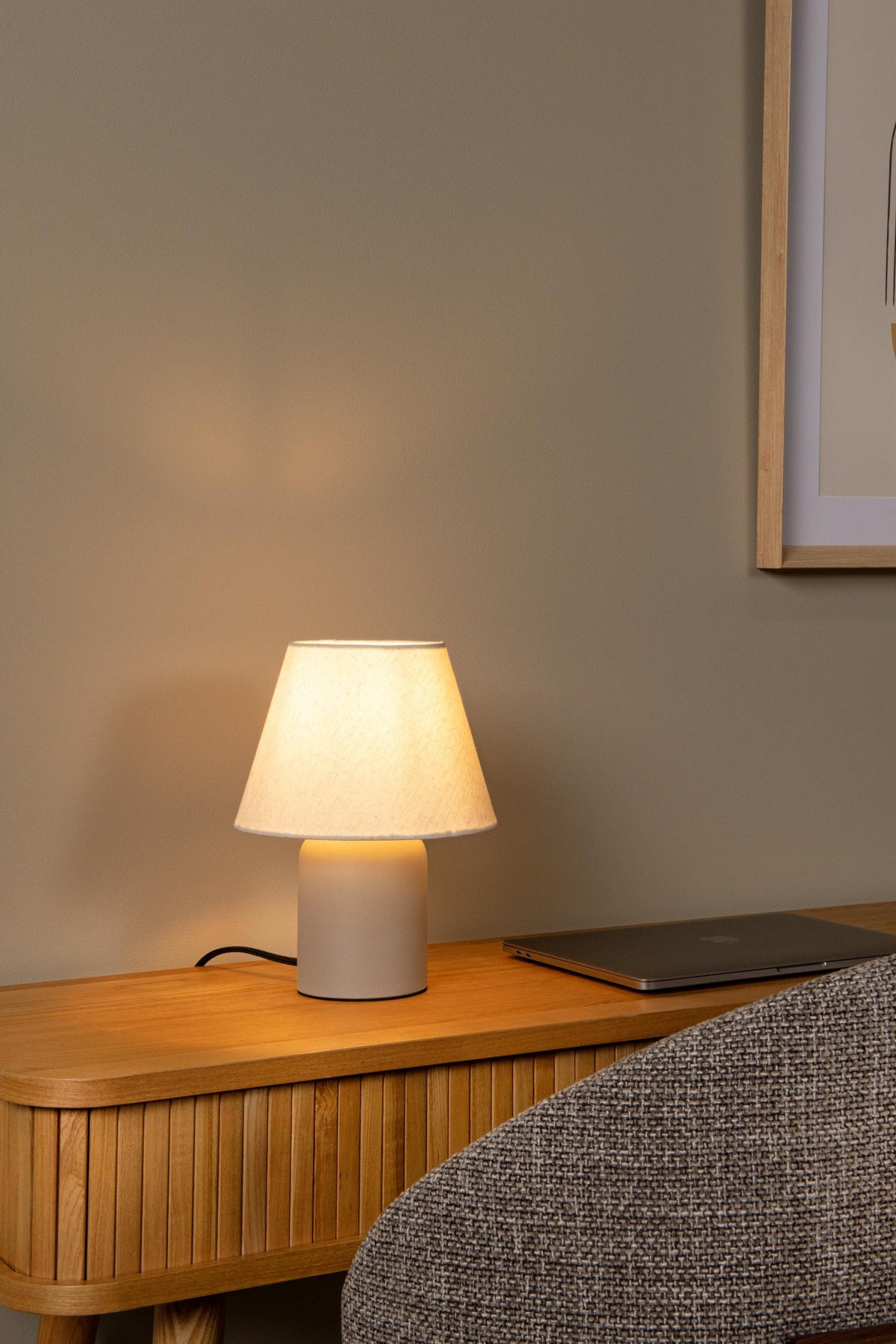 Lucide tafellamp MACIA - 1xE14 - Beige