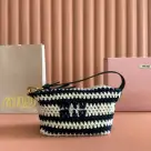 Miu Miu striped crochet shoulder bag (7A regular version)