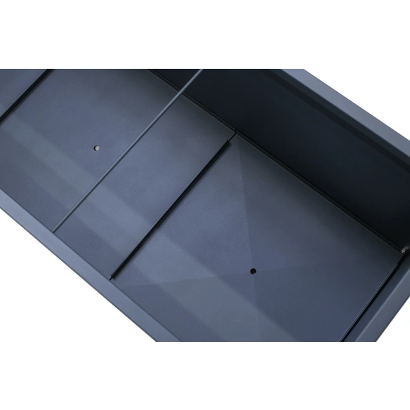 Pflanzkübel, BxHxT: 50 x 50 x 150 cm, Stahl