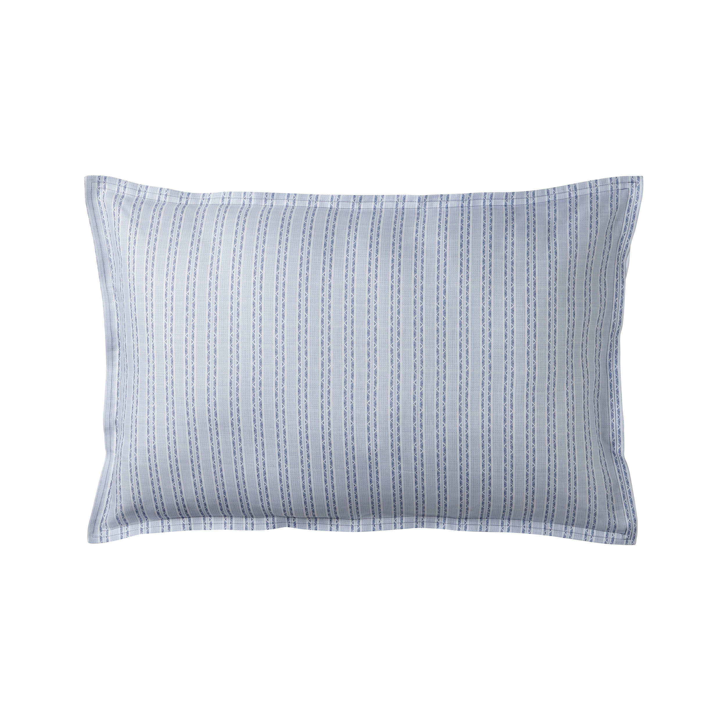 ULYSSE - Taie d'oreiller en lin bleu denim 50x75