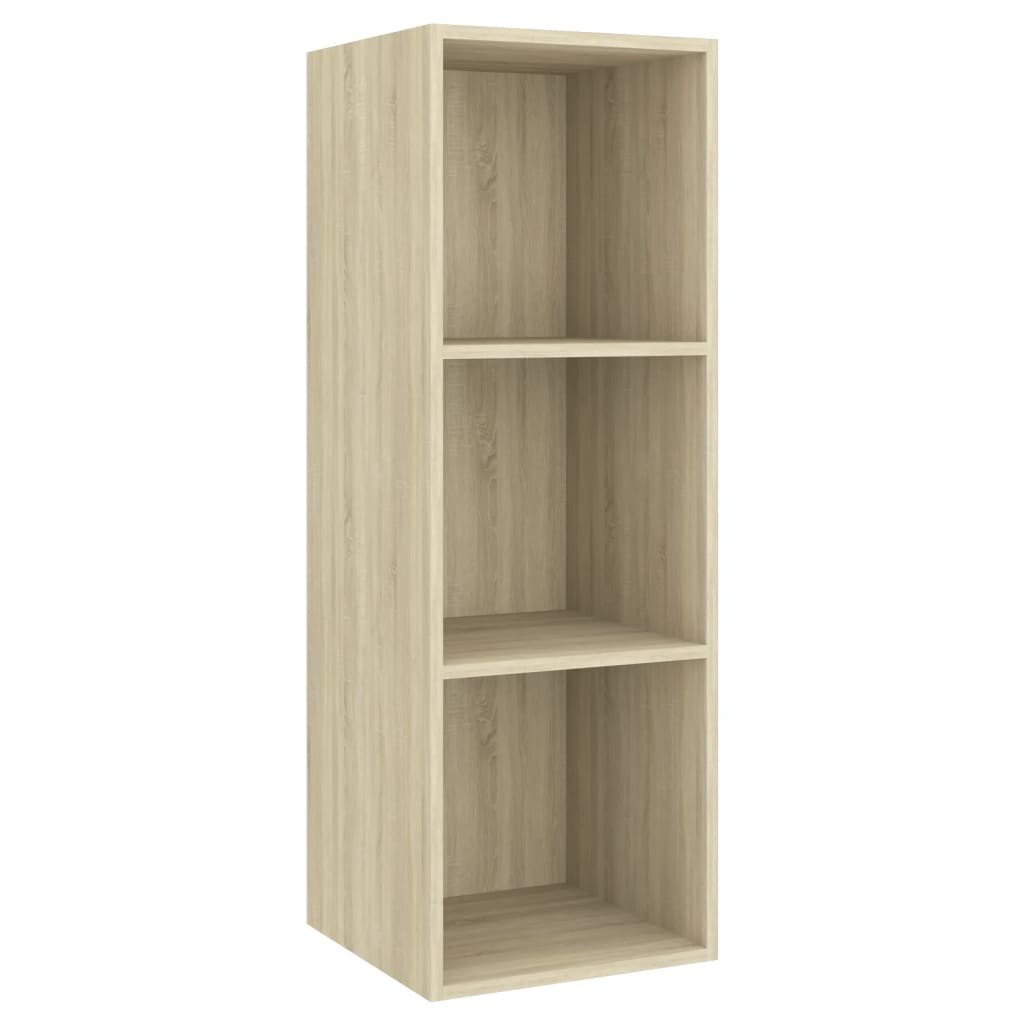 Szafka Pod Telewizor Wisząca Szafka RTV Stolik Półka Brązowa 37x37x107 cm
