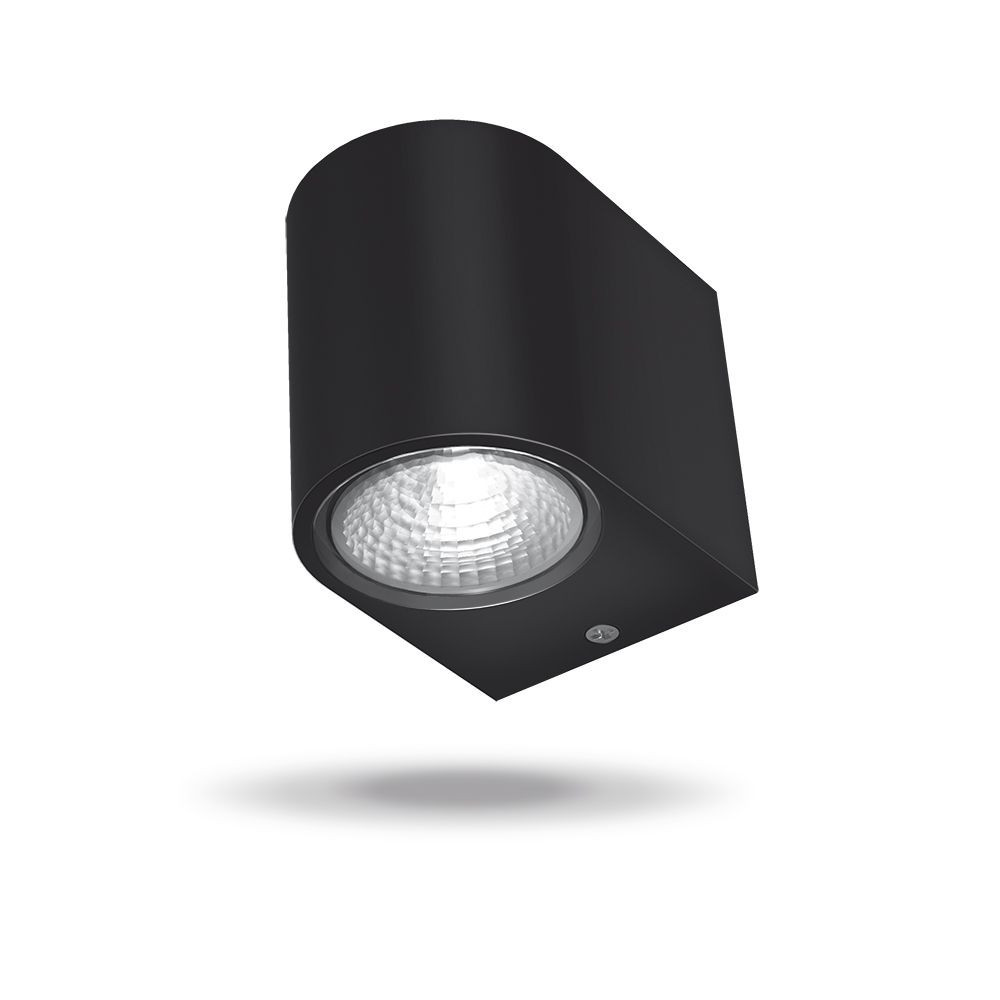 Kinkiet zewnętrzny PELLE 2700K czarny LED 1x3 W 270lm IP54 Videx