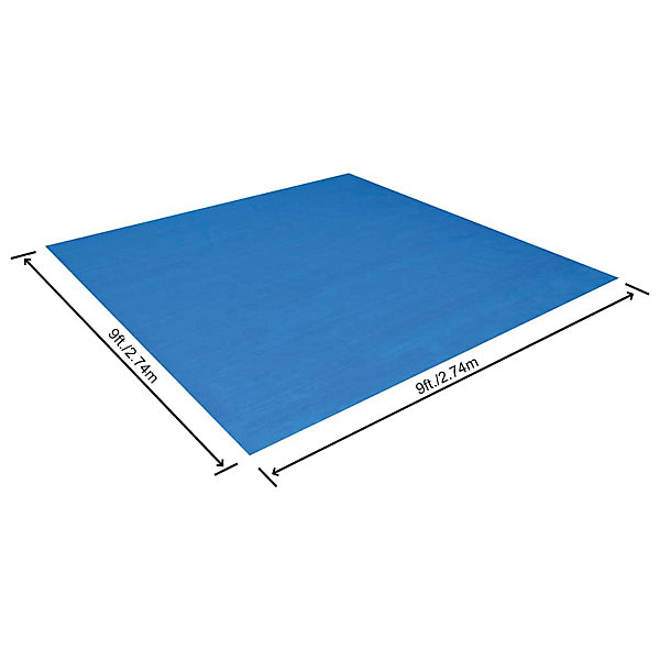 Bestway Tapis de sol de piscine Flowclear 274x274 cm Bestway