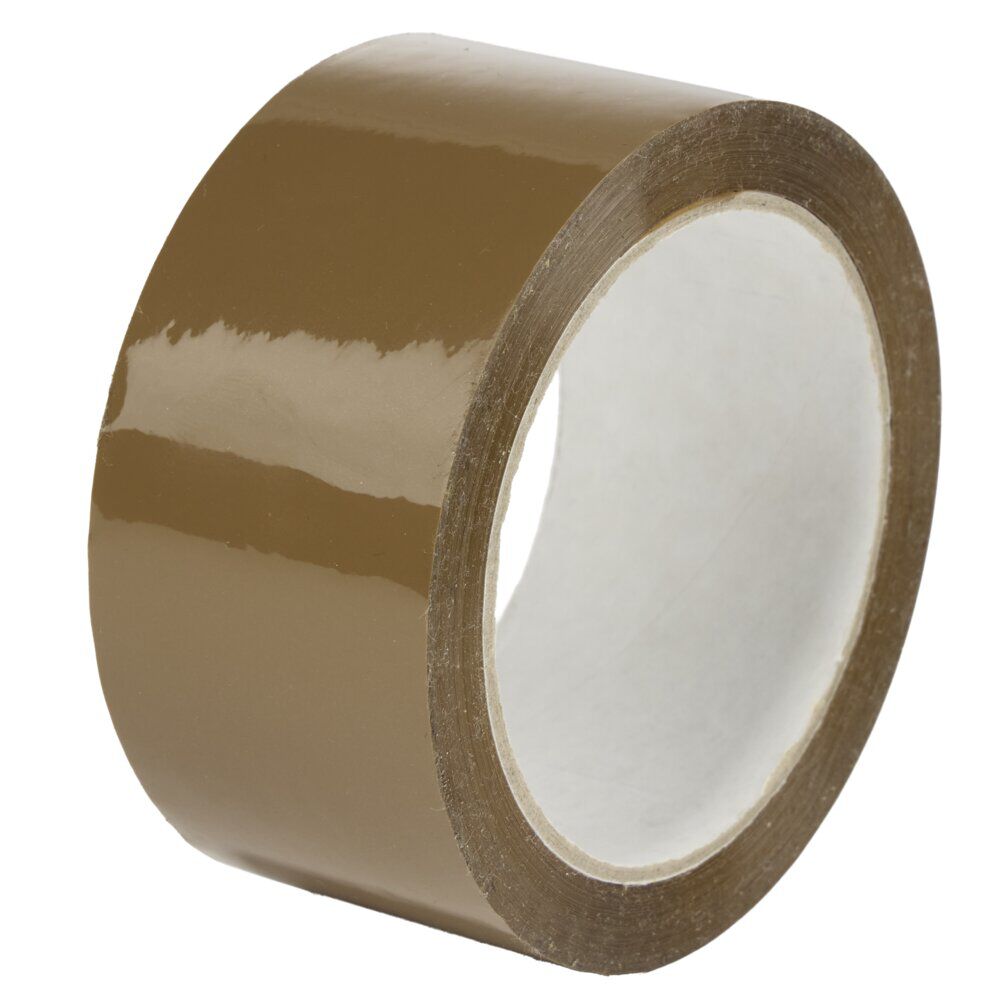 Rouleau adhésif marron havane 66m