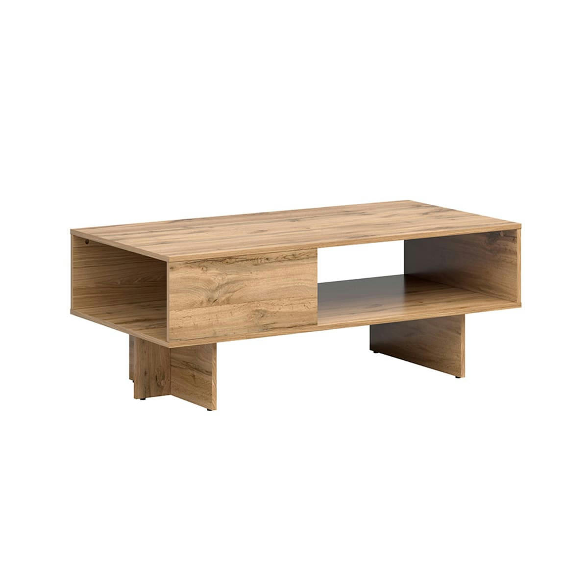 - Table basse 1 tiroir 1 niche naturel