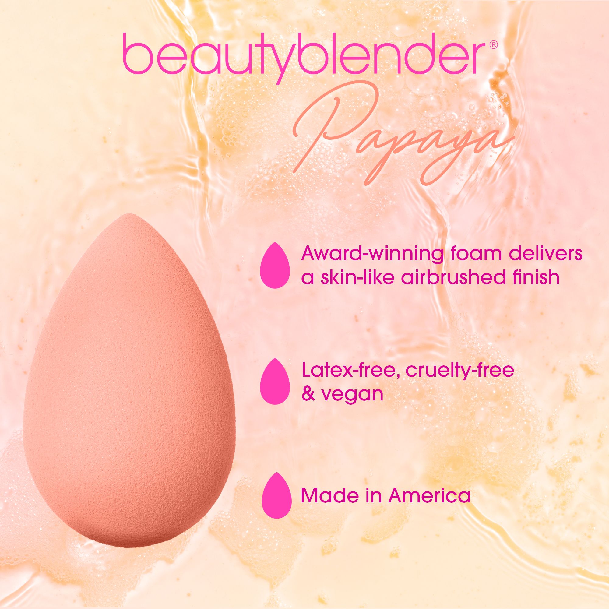 Beautyblender Papaya Makeup Sponge