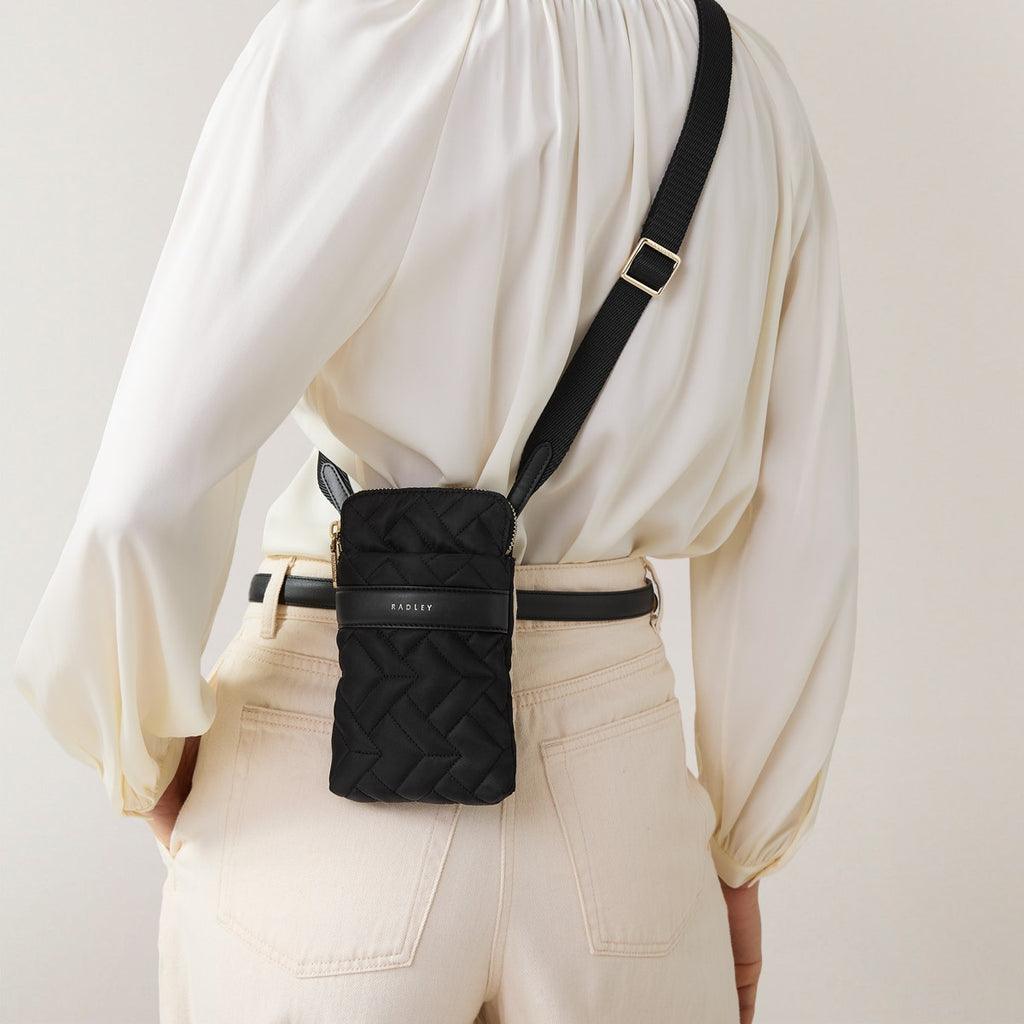 Holland Park - Fabric Medium Zip Around Phone Crossbody