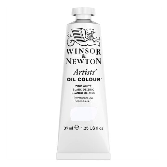 Winsor and Newton Artists Oil Colour Zinc White 37ml