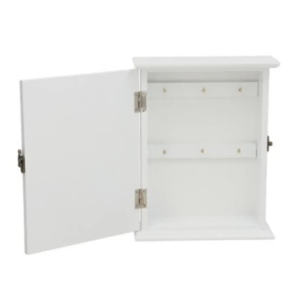 Gerimport Sleutelkast - hout - met print - L25 x B19 cm