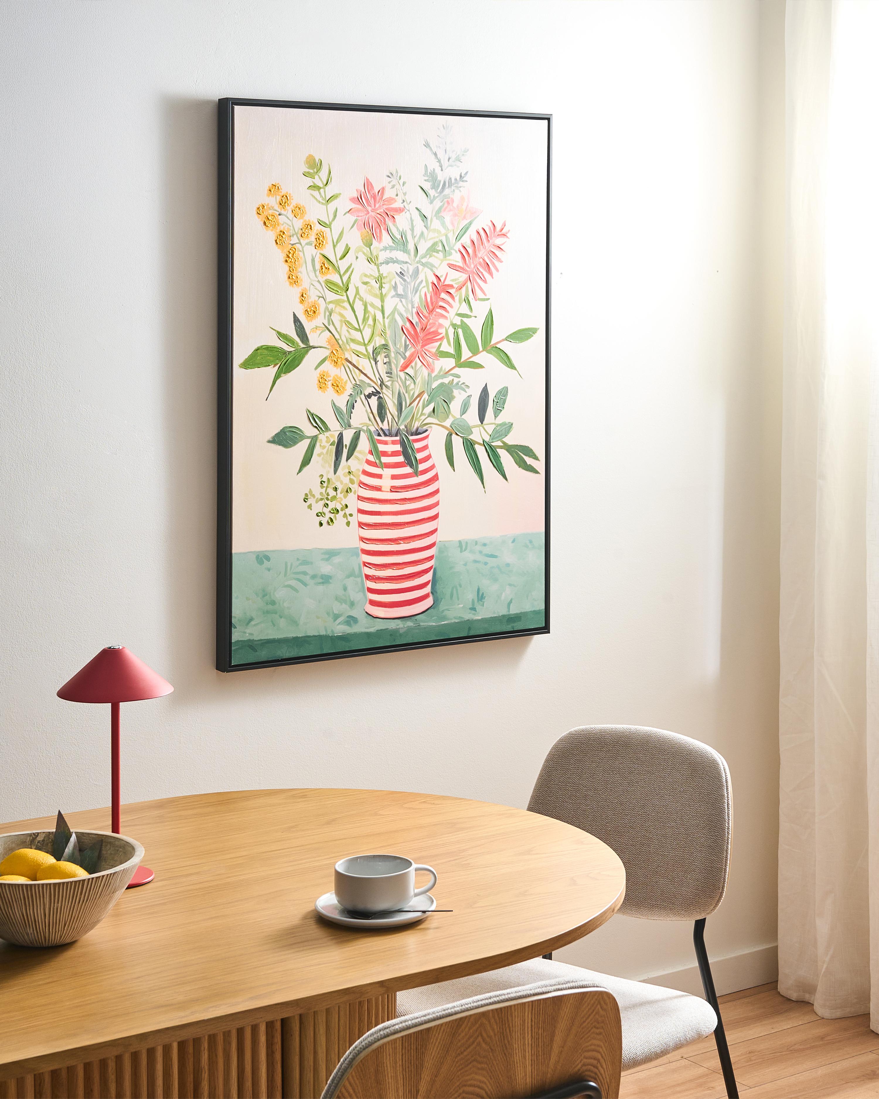 Canvas WEXFORD Floral Motif Multicolour