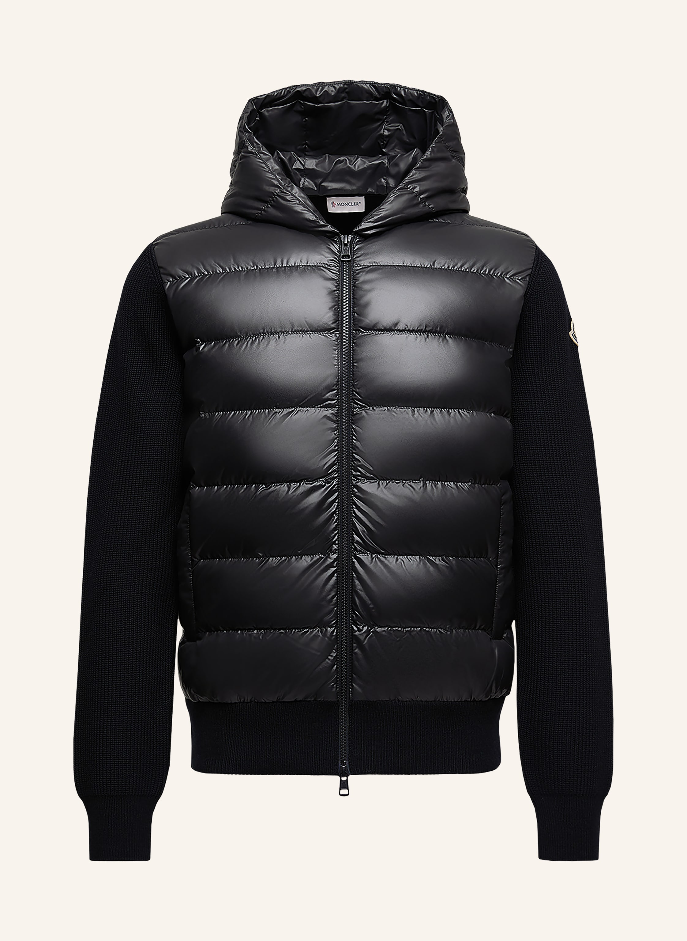 MONCLER Daunenjacke im Materialmix