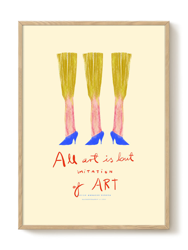 Das Rotes Rabbit - The Legs - PSTR studio Kunst Poster