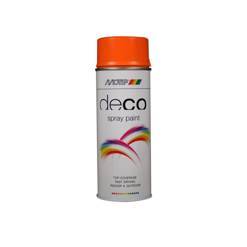 Peinture Deco Paint orange pastel brillante 0,4 L MOTIP