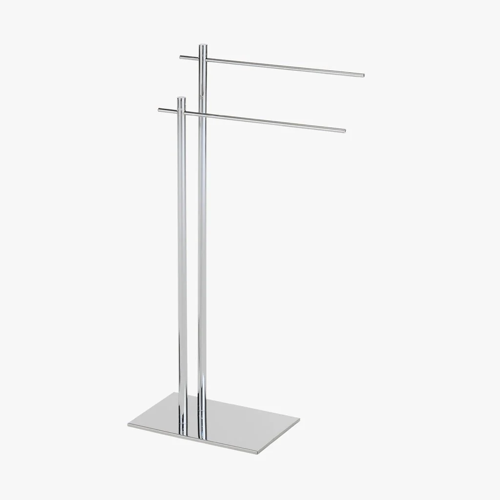 Toalheiro Duplo Cromado SILVER