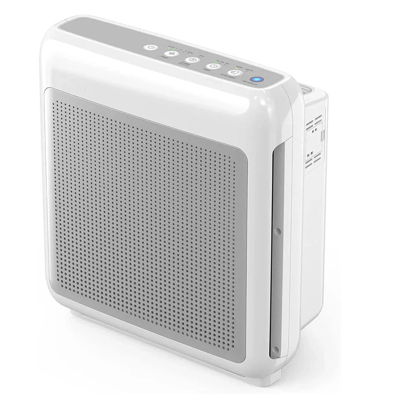Air Purifiers for Home Up to 1,748ft虏, True HEPA Filter for Smoke, Allergies, Pet Dander, Odor, Air Quality Monitor, Auto&Eco Mode, Timer, Filter Indicator, 3yr Warranty, 200M, Black