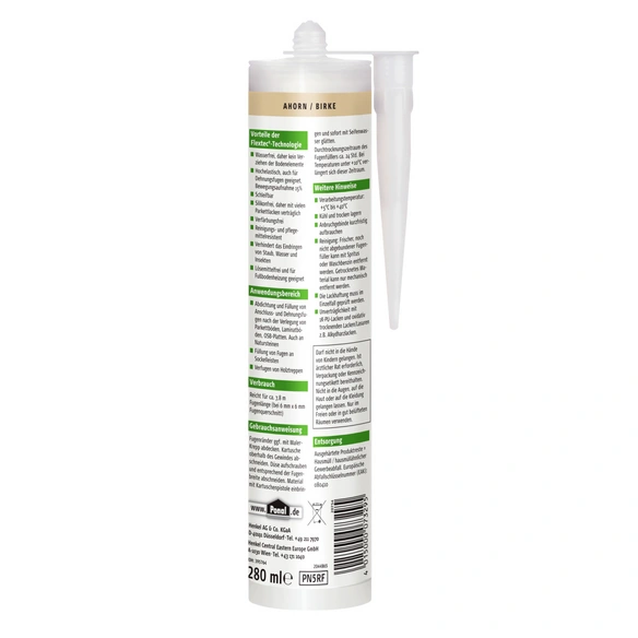 Fugenfüller »Pakett und Laminat«, Ahornfarben, 280 ml