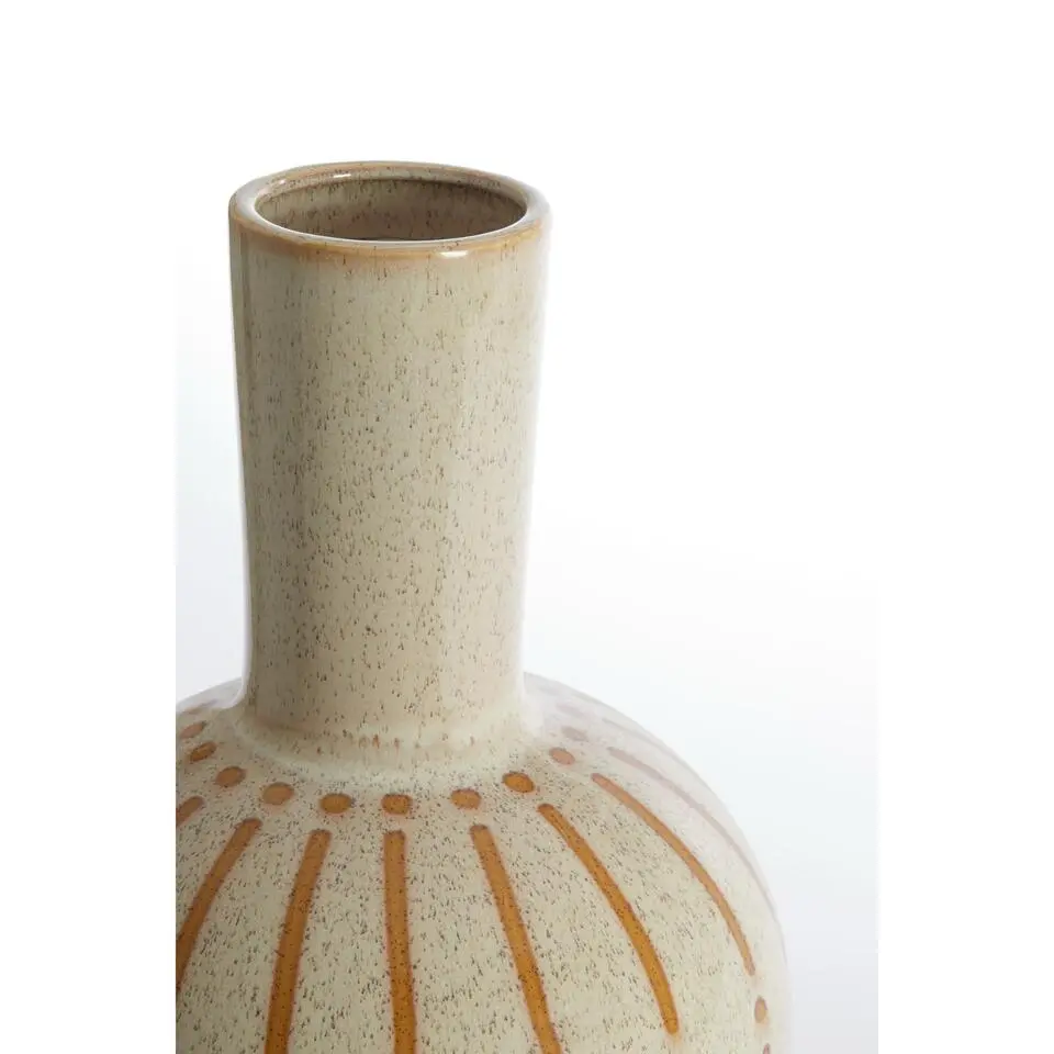 Light & Living - Ulloa vaas deco &Oslash;34x52 cm - keramiek glans