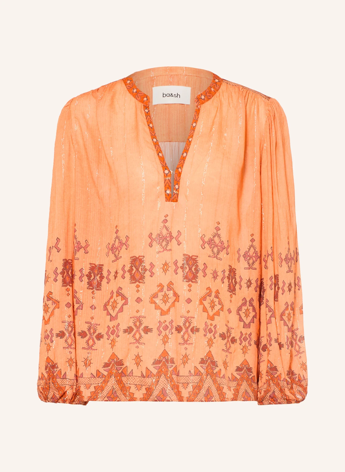 ba&sh Blusenshirt ZATO mit Glitzergarn