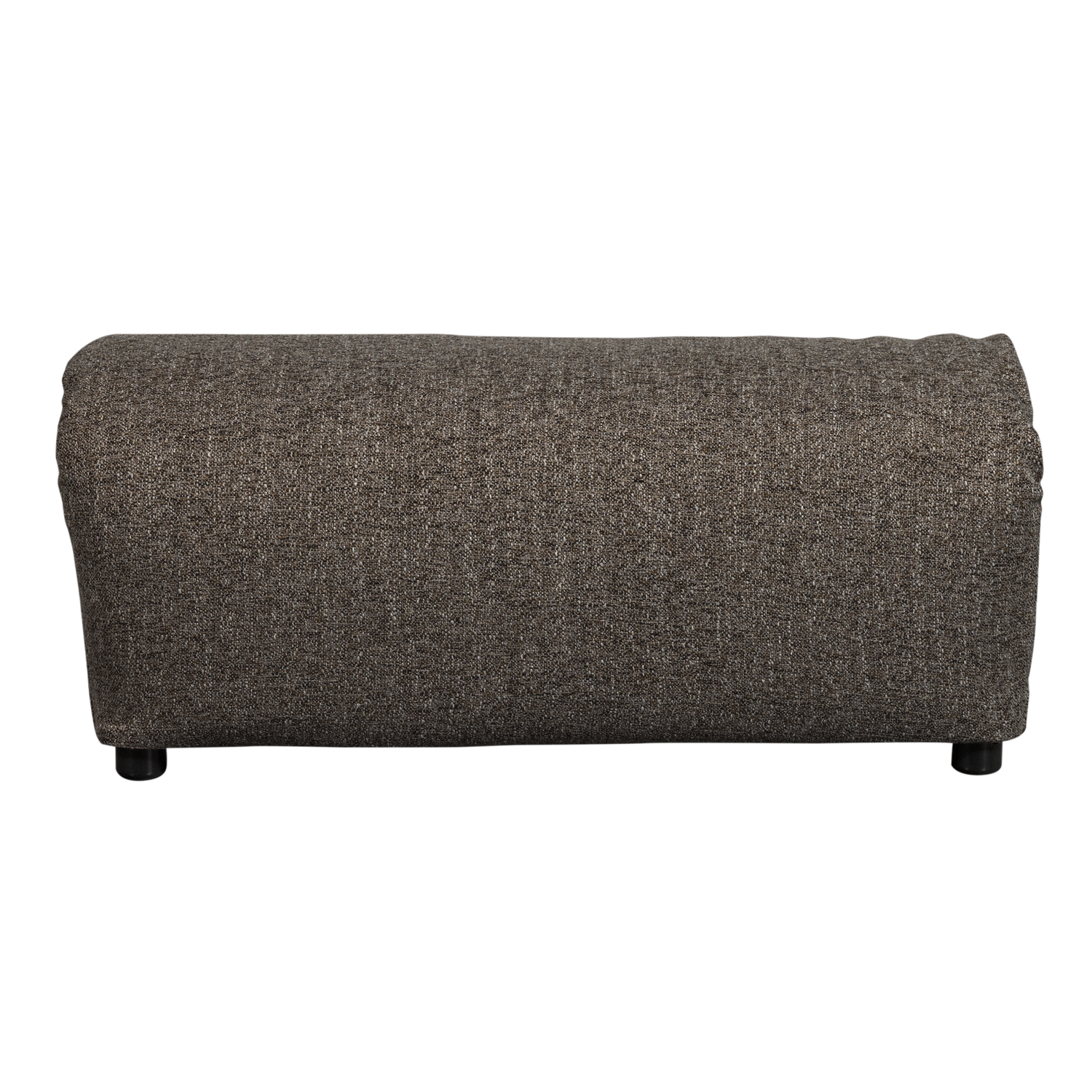 WOOOD hocker Baggy - Geweven Stof - Warmgrijs Melange - 46x91x50