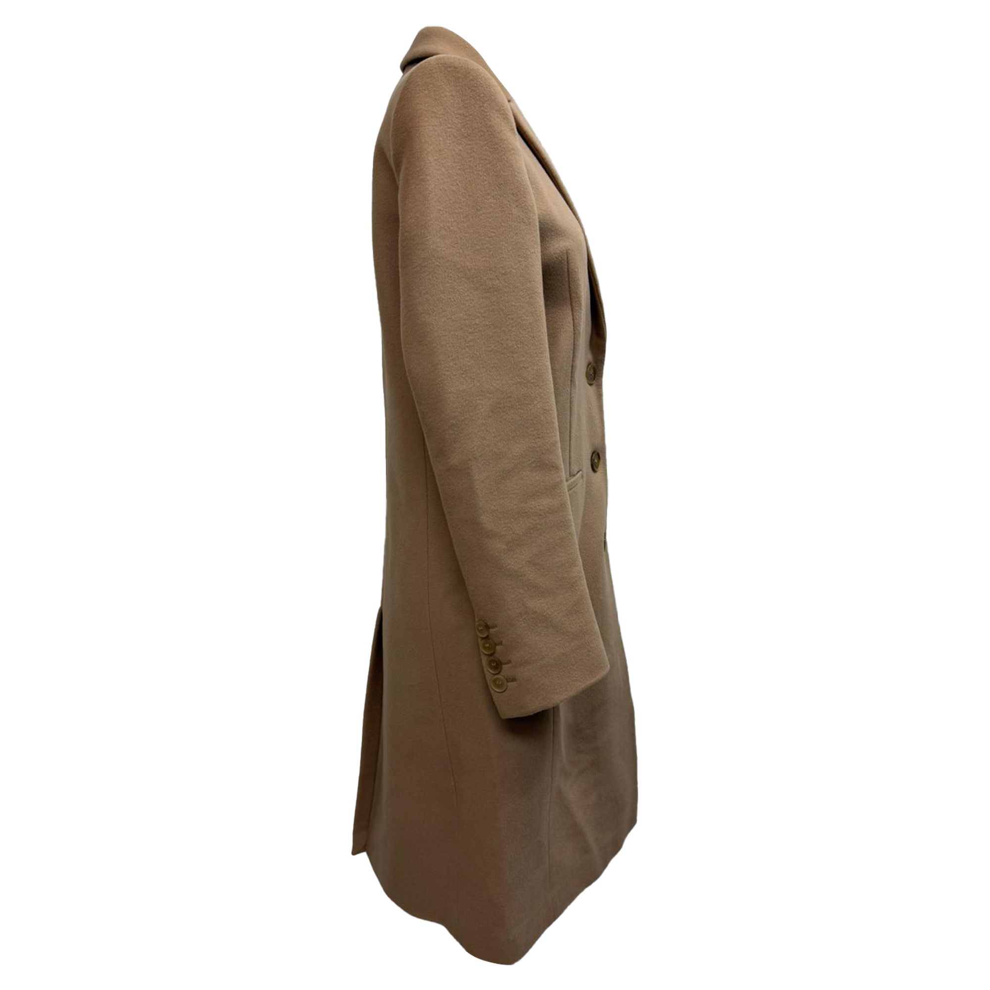 Gucci Preloved Peacoat in Beige Wool