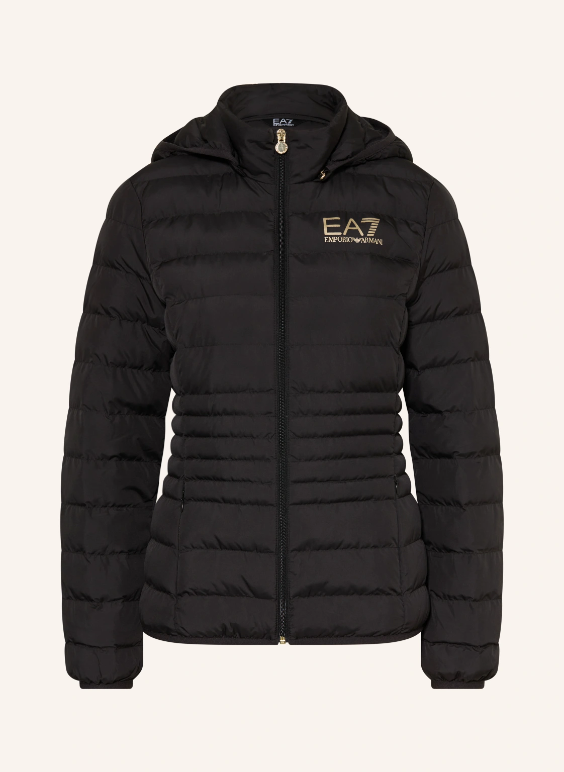 EA7 EMPORIO ARMANI Steppjacke mit abnehmbarer Kapuze