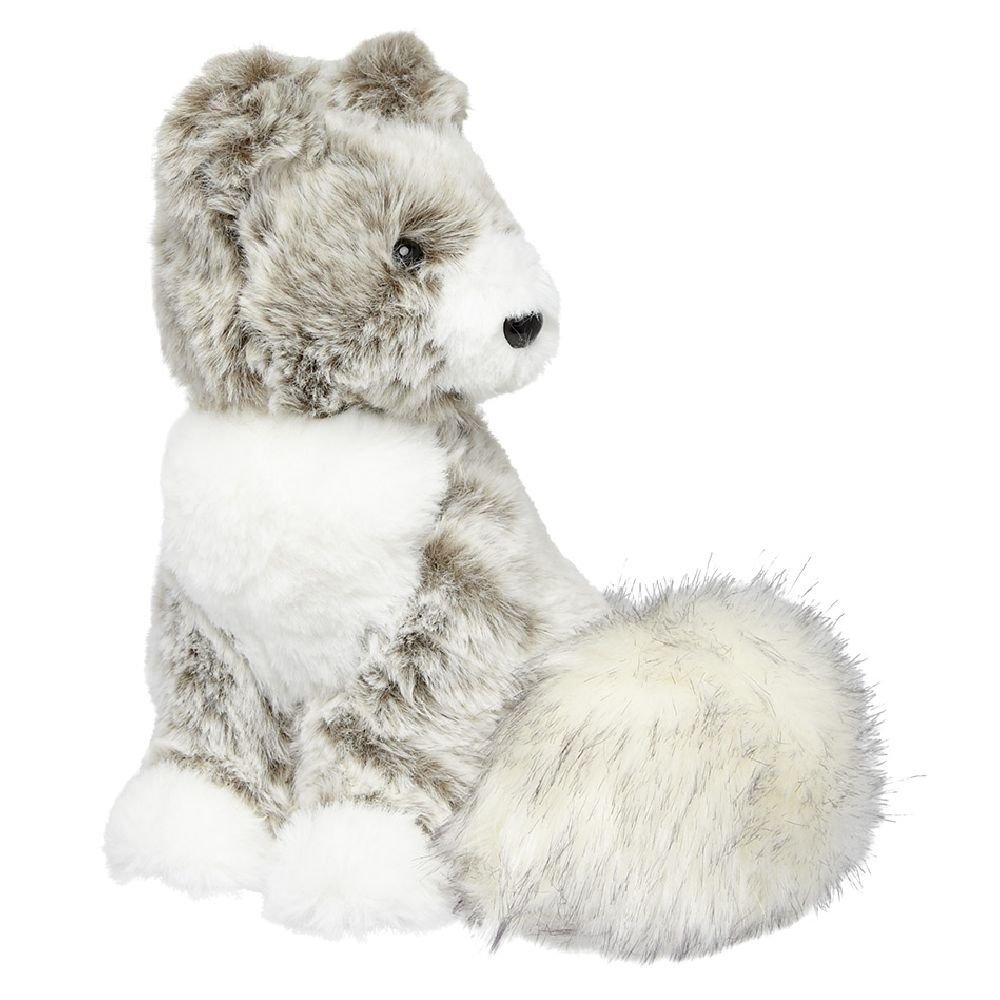 Renard en peluche No&euml;l H18 cm