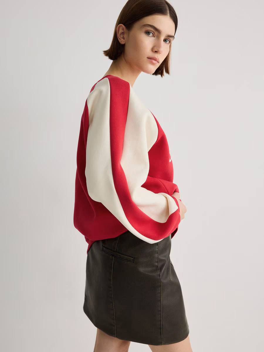 Faux Leather Mini Skirt