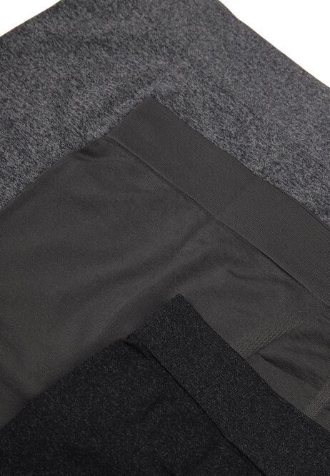 Mens 3pk Mono Assorted Seamfree Trunks
