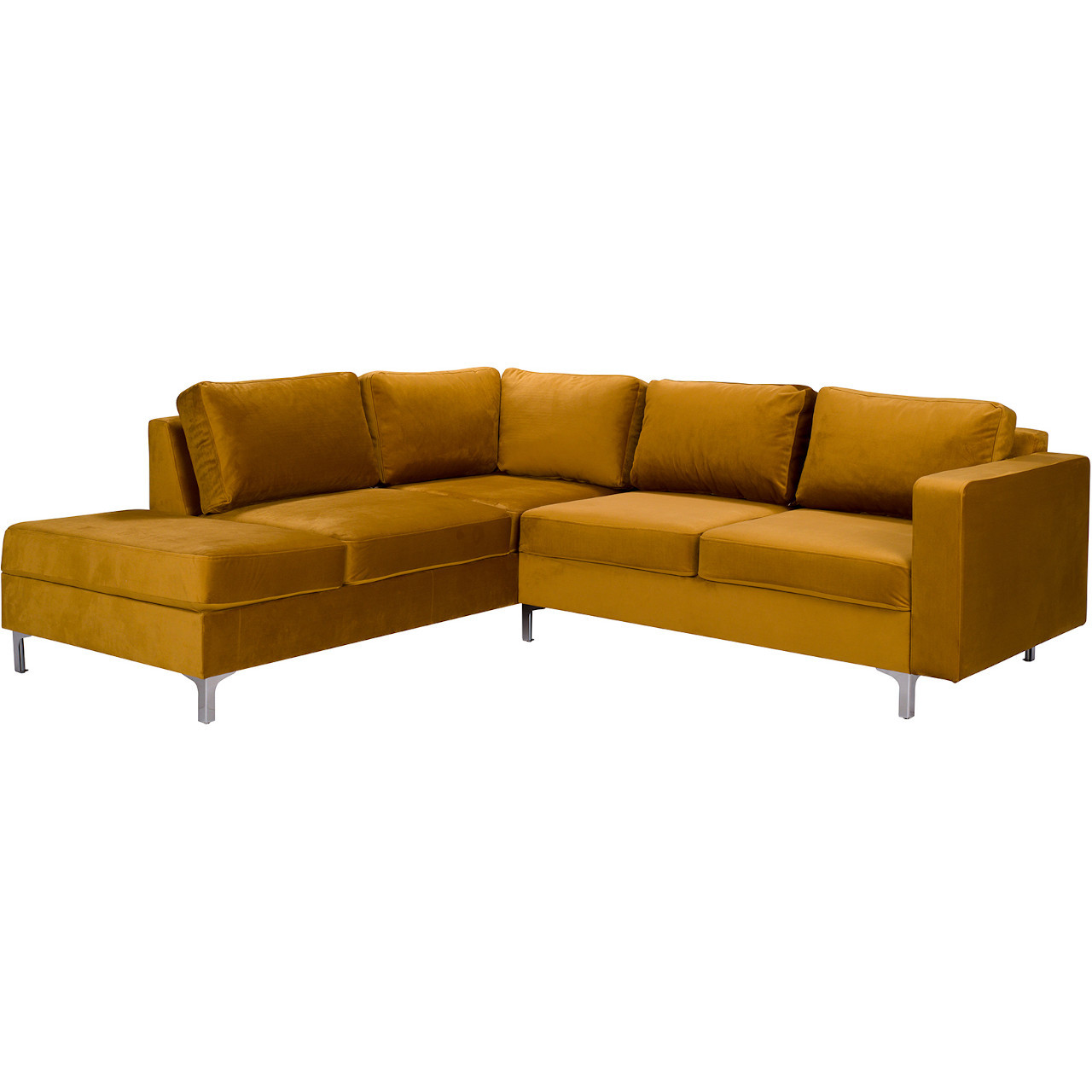 Narożnik ARLANDO VELVET tiffany 08 lewy