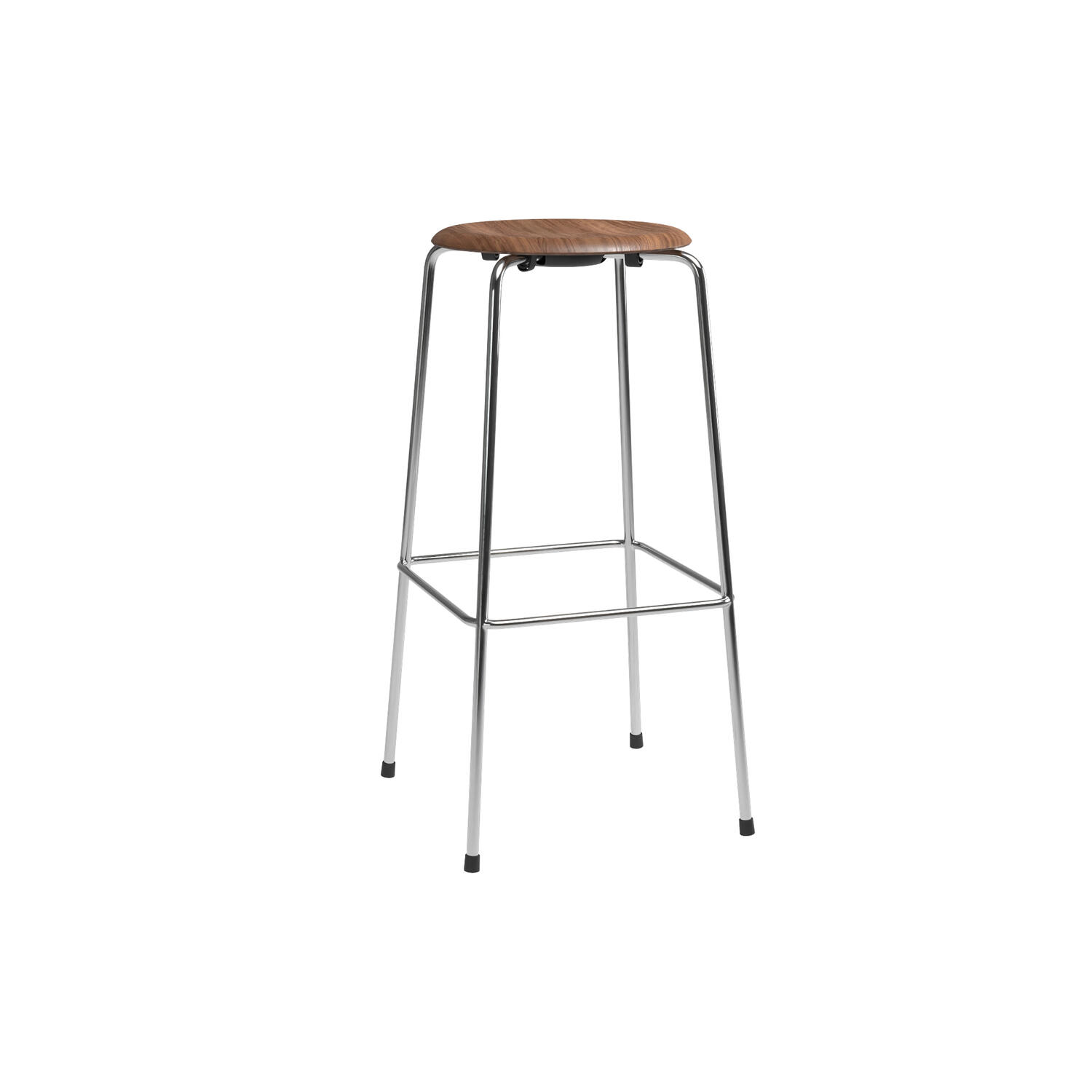 High Dot&trade; barstol, lacquered walnut