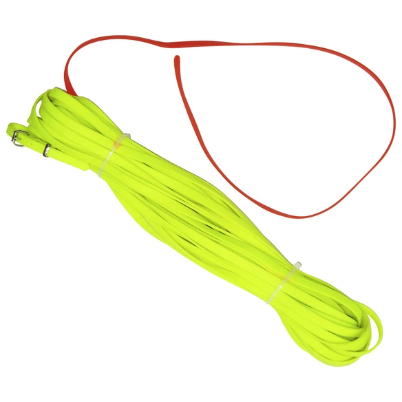 Hundeleine »Modern Art«, Größe: 10 m, Biothane, orange/neongelb